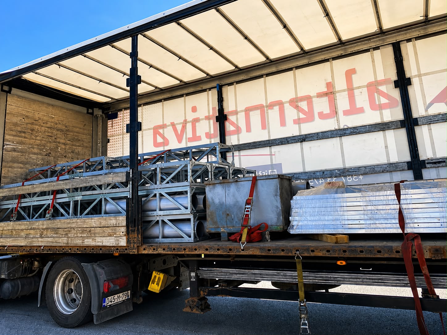 Noseća konstrukcija lančastih transportera fabrike stočne hrane